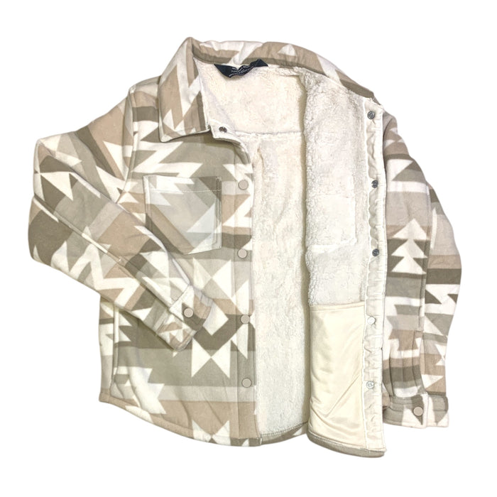 Member's Mark Girls Fleece Shacket, Sherpa Lined with Side Pockets
