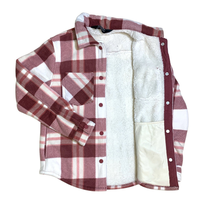 Member's Mark Girls Fleece Shacket, Sherpa Lined with Side Pockets