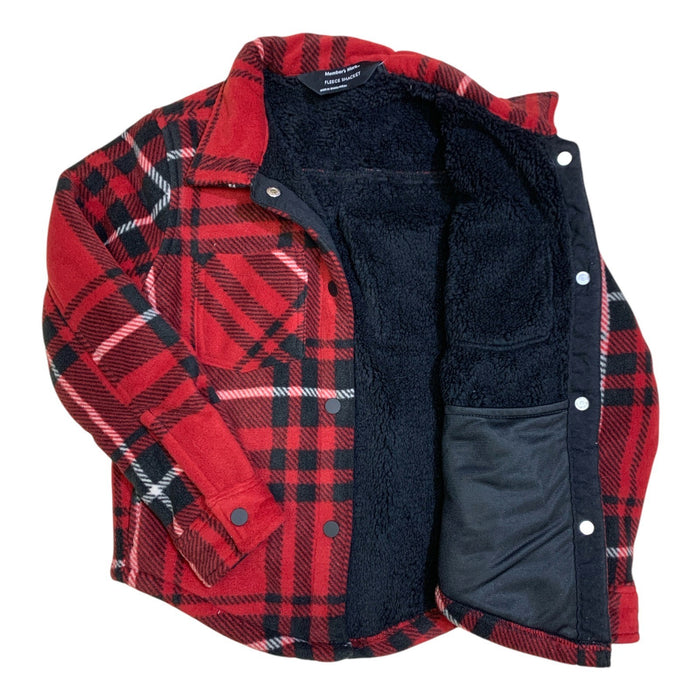 Member's Mark Girls Fleece Shacket, Sherpa Lined with Side Pockets