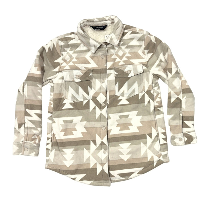 Member's Mark Womens Fleece Shacket, Sherpa Lined for Added Warmth