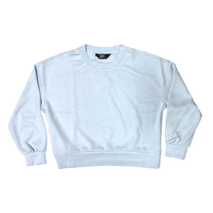 Member's Mark Womens Sandwash Cropped Crew Pullover Sweatshirt