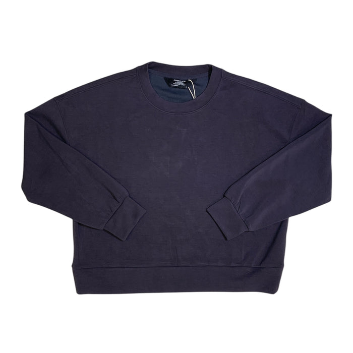 Member's Mark Womens Sandwash Cropped Crew Pullover Sweatshirt