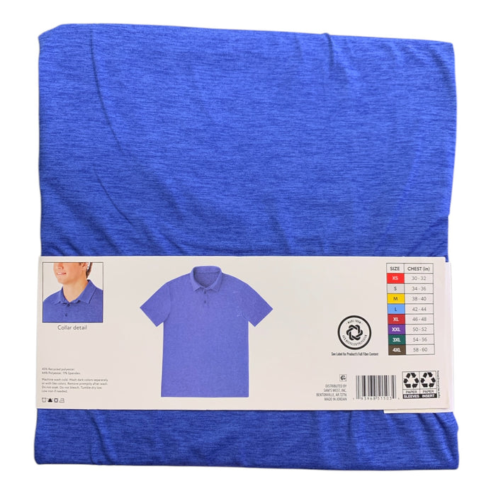 Member's Mark Mens Favorite Soft Polo, Classic Fit, Tag-Free, Polyester Blend