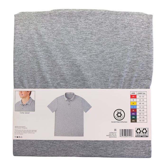 Member's Mark Mens Favorite Soft Polo, Classic Fit, Tag-Free, Polyester Blend