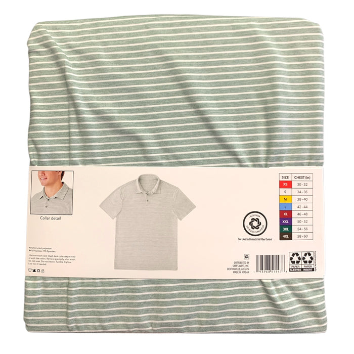 Member's Mark Mens Favorite Soft Polo, Classic Fit, Tag-Free, Polyester Blend