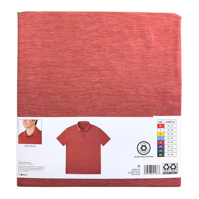 Member's Mark Mens Favorite Soft Polo, Classic Fit, Tag-Free, Polyester Blend