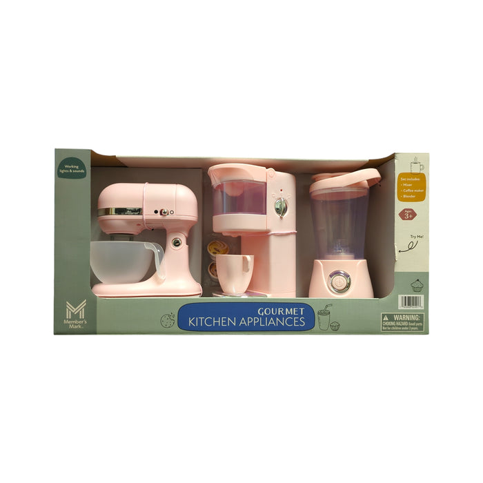 Member's Mark Gourmet Kitchen Appliances Playset - Mixer, Blender, Coffee Maker