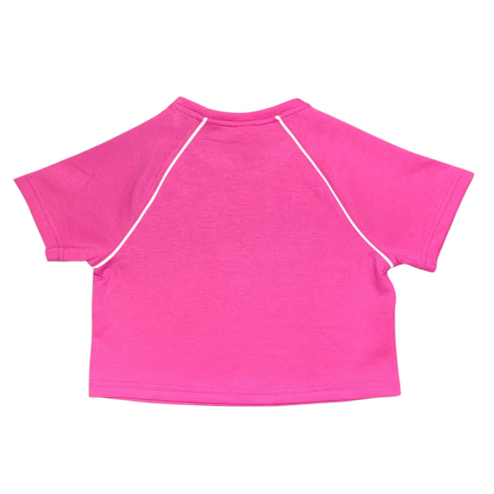 Member's Mark Girls Sandwash Tee, Short Sleeve, Crewneck with Contrast Piping