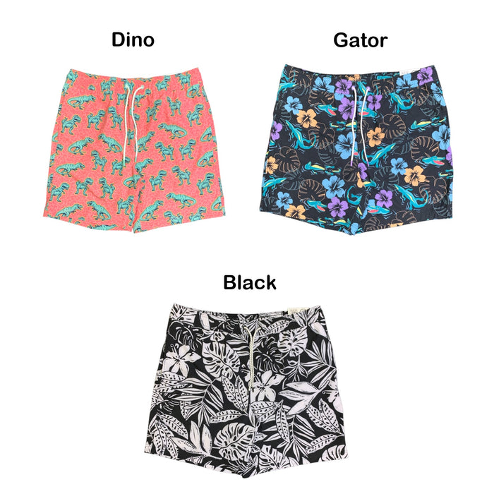 Member's Mark Mens Resort Swim Trunk, Performance Boxer Brief Liner