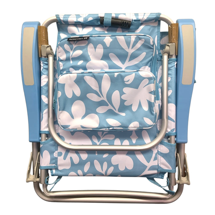 Member's Mark Reclining Beach Chair with Backpack Straps