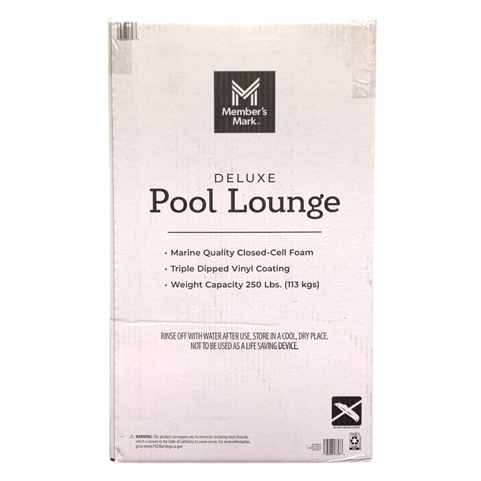 Member's Mark Deluxe Poole Lounge, 2" Closed Cell Foam, Triple Dipped Vinyl
