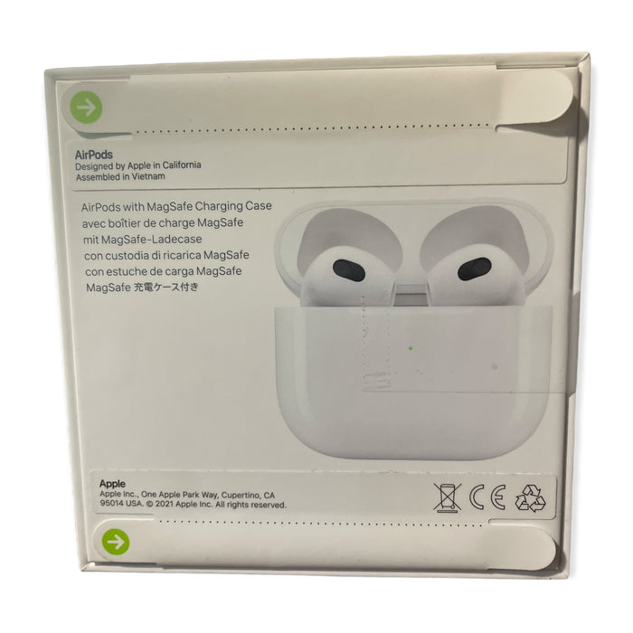 Apple AirPods 3rd Generation with Magsafe Charging Case (Latest Model)