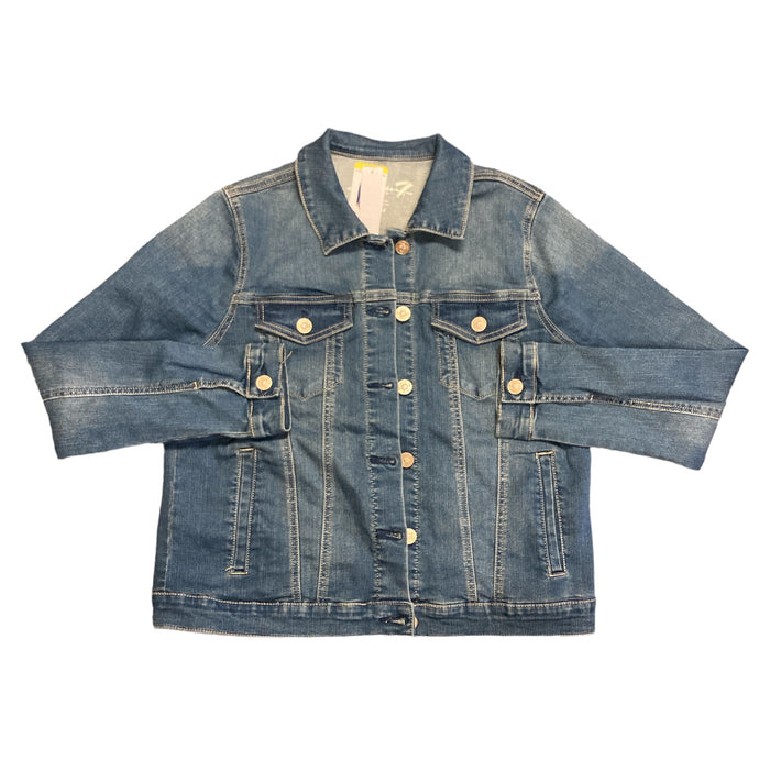 Seven Women's Stretch Long Sleeve Classic Denim Jacket