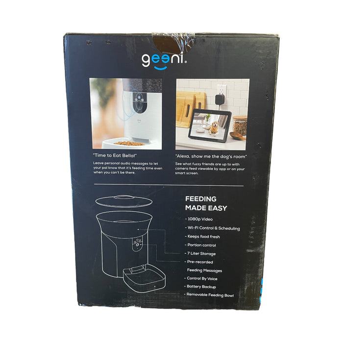 Geeni PetConnect Automatic 7L Smart Pet Feeder with Camera