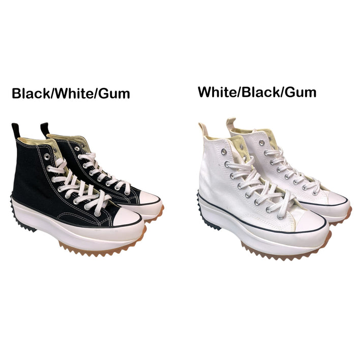 Converse Unisex Run Star Hike Canvas High Top Platform Sneakers