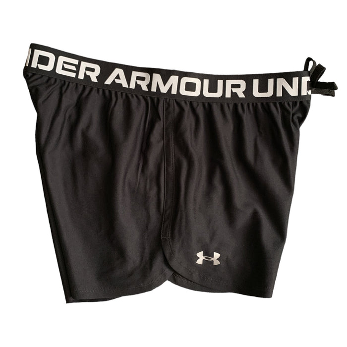 Under Armour Youth Girls Soft Drawstring Play Up Solid Quick Dry Shorts, 1363372