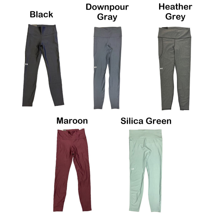 Under Armour Women's Heatgear High Rise No Slip Waist Moisture Wicking Legging