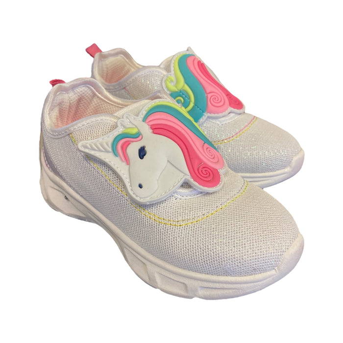 Carter's Toddler Girl's Light Up Velcro Strap Pull On Sneaker