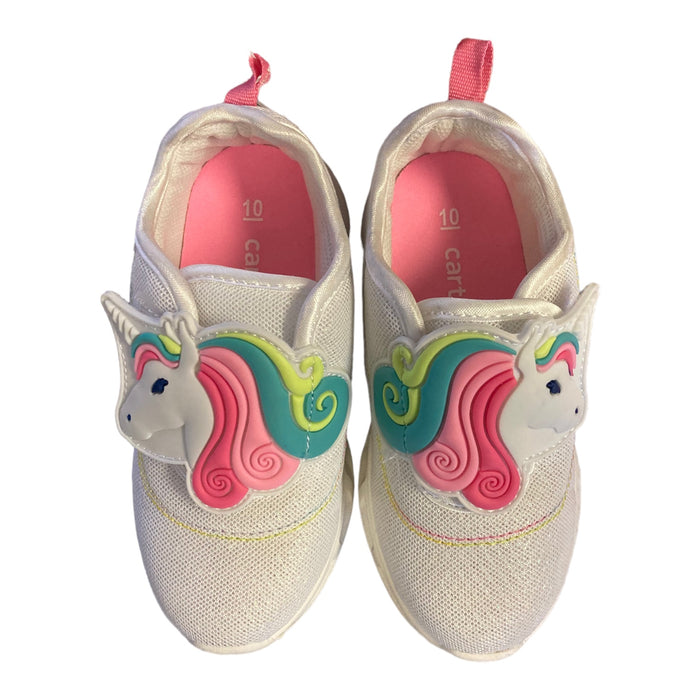 Carter's Toddler Girl's Light Up Velcro Strap Pull On Sneaker