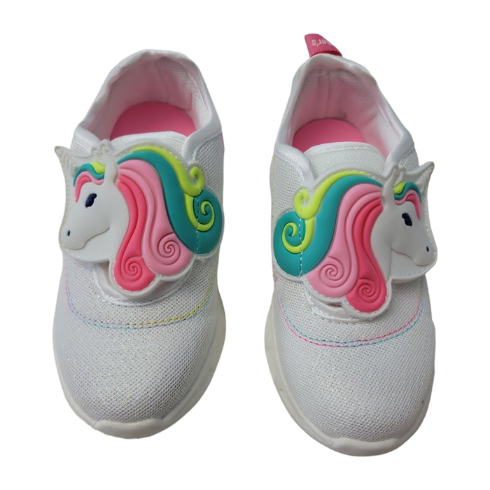 Carter's Toddler Girl's Light Up Velcro Strap Pull On Sneaker