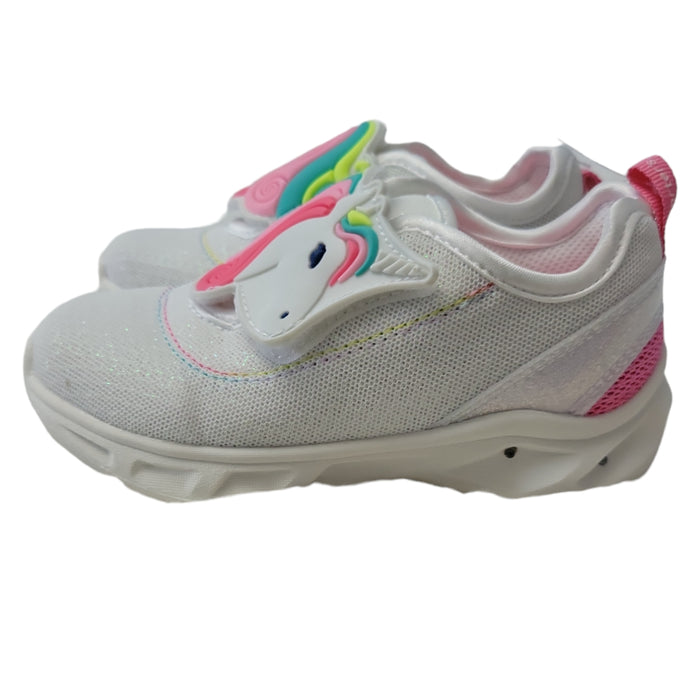 Carter's Toddler Girl's Light Up Velcro Strap Pull On Sneaker