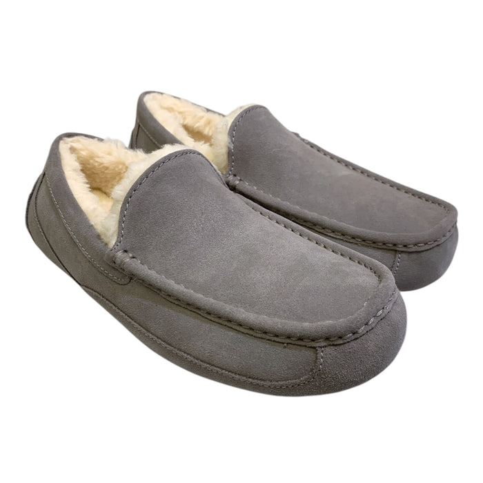 UGG Men's Slip On Wool Lined Indoor/Outdoor Suede Ascot Loafer Slipper