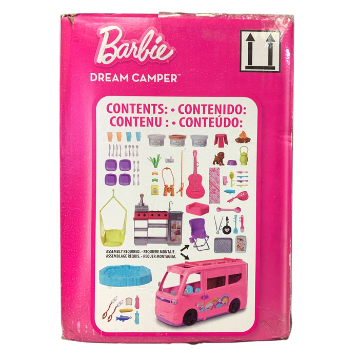 Mattel Barbie Dream Camper Vehicle Playset with over 60 Pieces and 7 Play Areas
