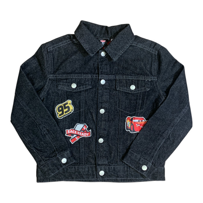 DreamWave Boy's Licensed Character Long Sleeve Denim Jacket with Patches