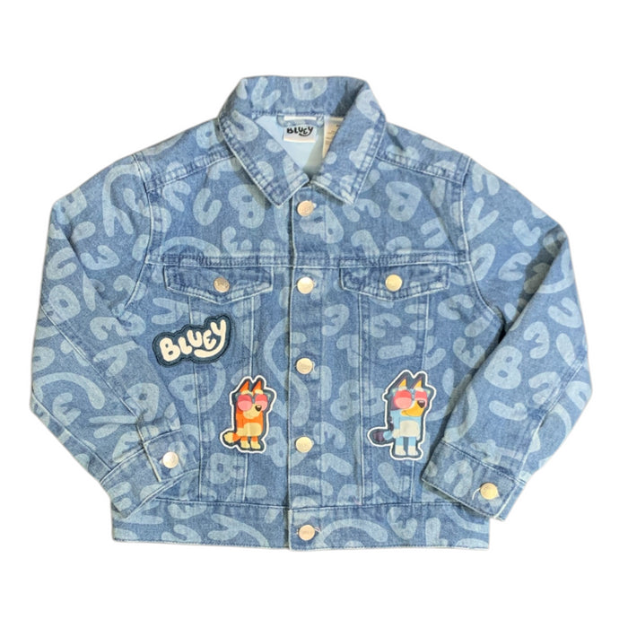 DreamWave Boy's Licensed Character Long Sleeve Denim Jacket with Patches