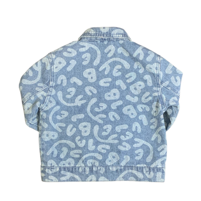 DreamWave Boy's Licensed Character Long Sleeve Denim Jacket with Patches