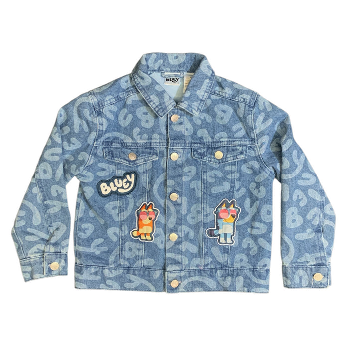 DreamWave Boy's Licensed Character Long Sleeve Denim Jacket with Patches