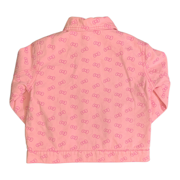 DreamWave Girl's Licensed Character Long Sleeve Denim Jacket with Patches