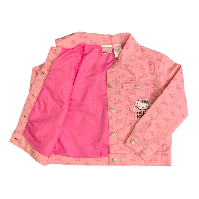 DreamWave Girl's Licensed Character Long Sleeve Denim Jacket with Patches
