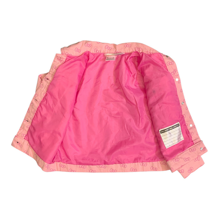 DreamWave Girl's Licensed Character Long Sleeve Denim Jacket with Patches