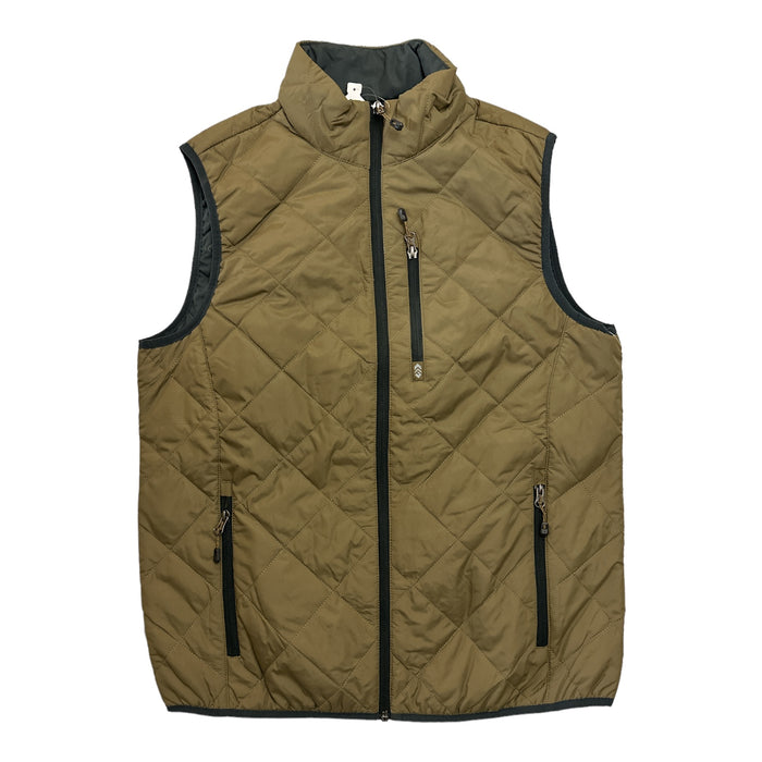 Free Country Men's Lightweight Sleeveless Quilted Trail Creek Puffer Vest