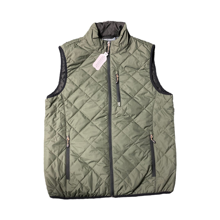 Free Country Men's Lightweight Sleeveless Quilted Trail Creek Puffer Vest