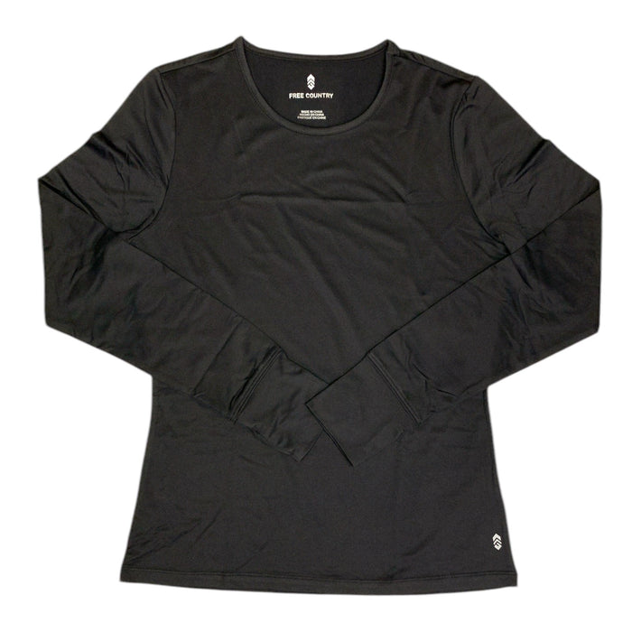 Free Country Ladies Microtech Heat Base Layer Top 2-Pack, Cocarber Coffee Tech