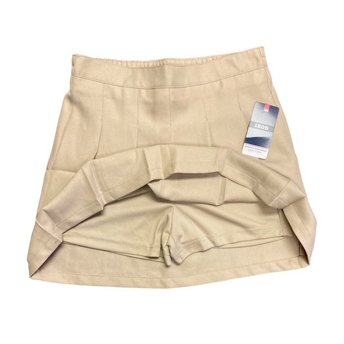 IZOD Girl's Pull On Front Pleated School Uniform Scooter Skort