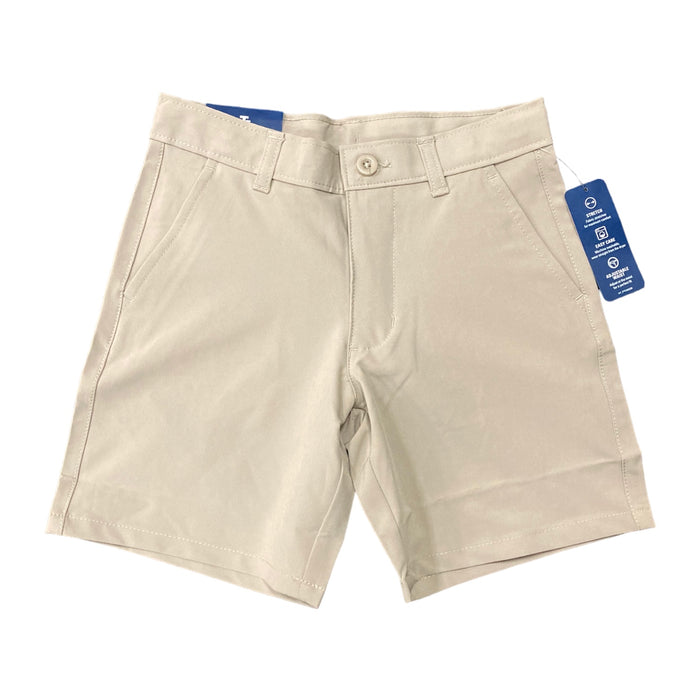 IZOD Boy's Easy Care Adjustable Waist Wrinkle Resistant Performance Stretch Short