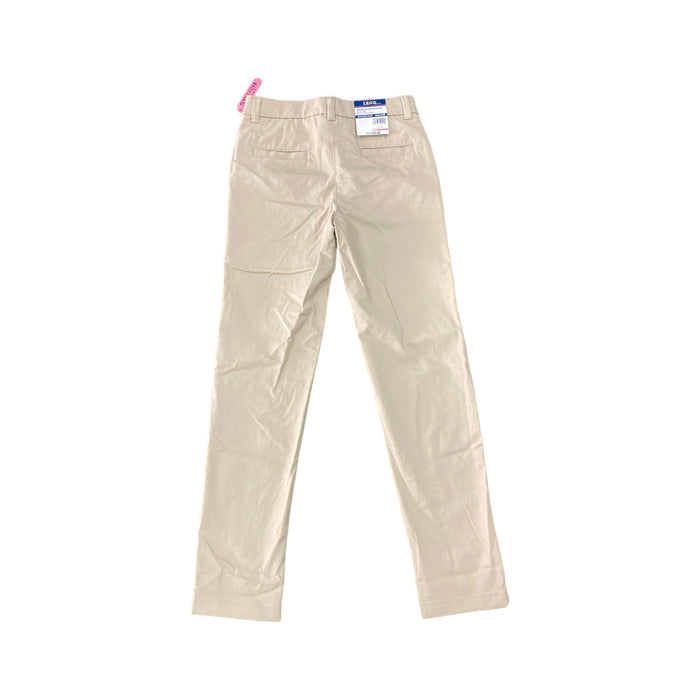 IZOD Junior Girl's Easy Care Adjustable Waist Stretch Approved Schoolwear Skinny Twill Pant