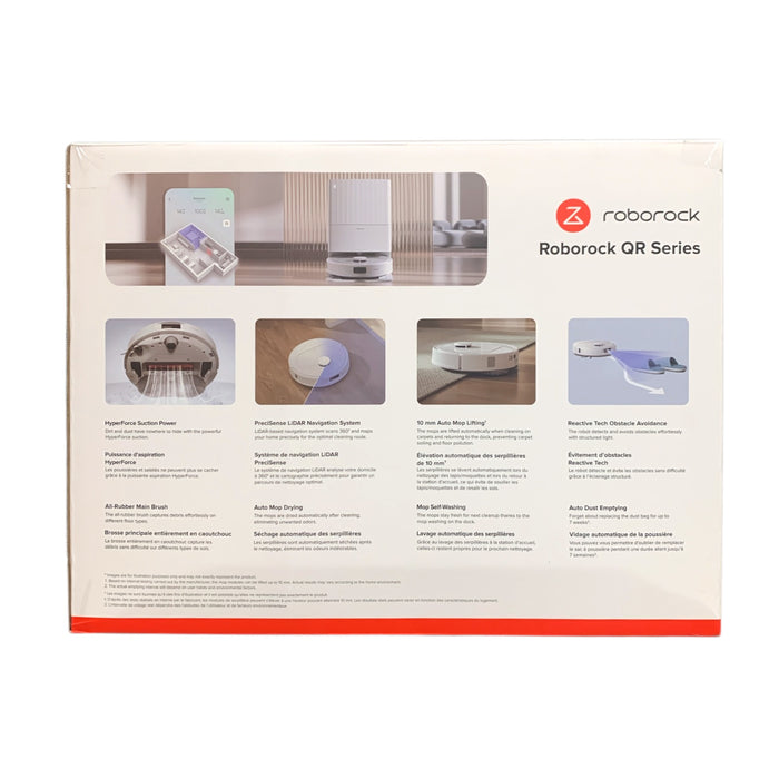Roborock QRT78 Robotic Vacuum and Mop with Multifunction Self-Empty Dock