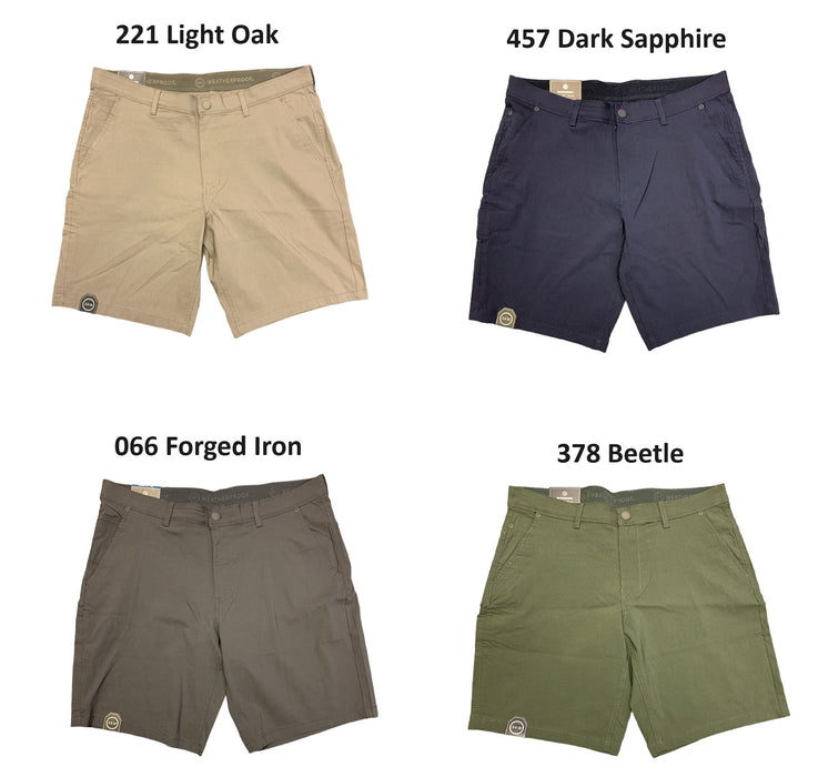 Weatherproof Mens Flex Waistband Tech Utility Short, W4S608SC