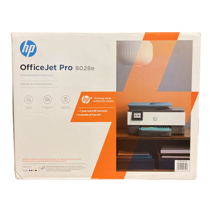 HP OfficeJet Pro 8028e All-in-One Wireless Color Inkjet Printer