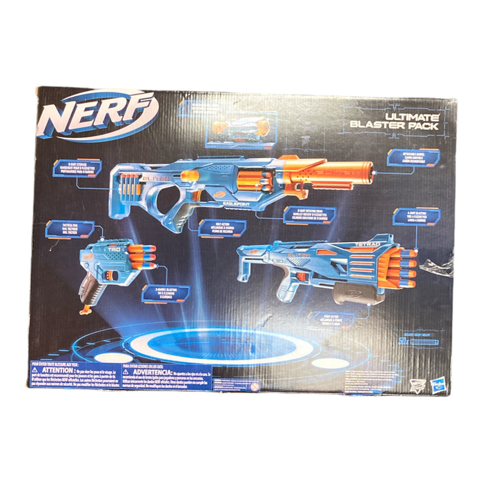 Nerf Elite Ultimate Blaster 3 Pack with 50 Darts