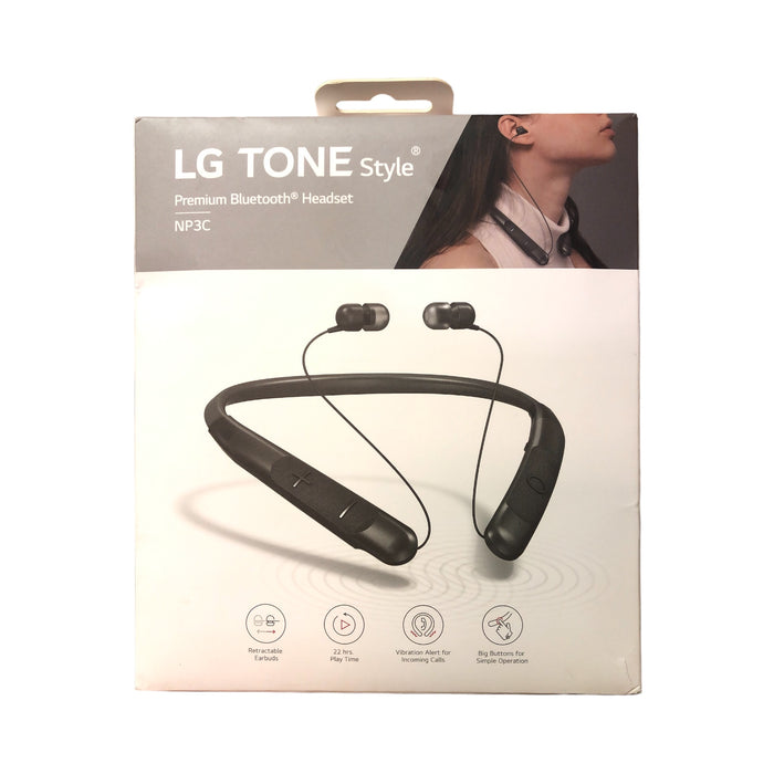 LG TONE NP3C Wireless Stereo Headset with Retractable Earbuds