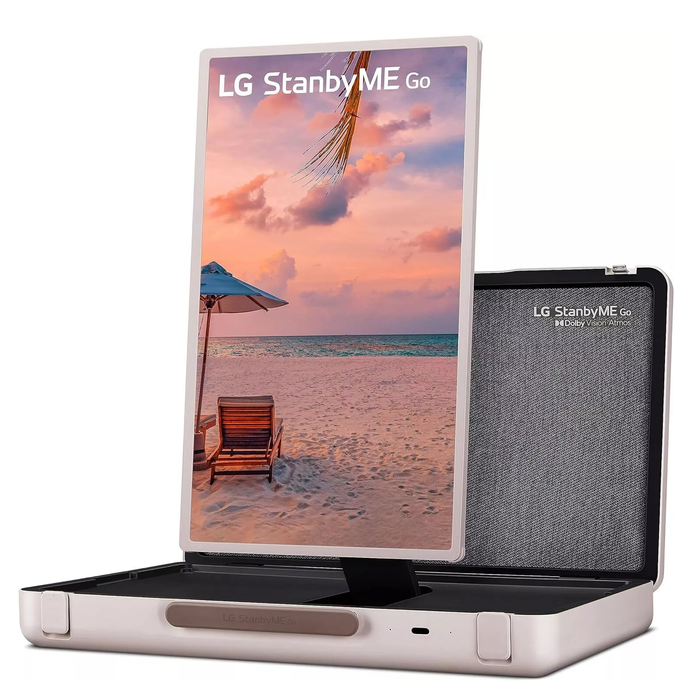 LG 27" StanbyME Go Briefcase Design 1080P Touch Screen (27LX5QKNA, 2023 Model)