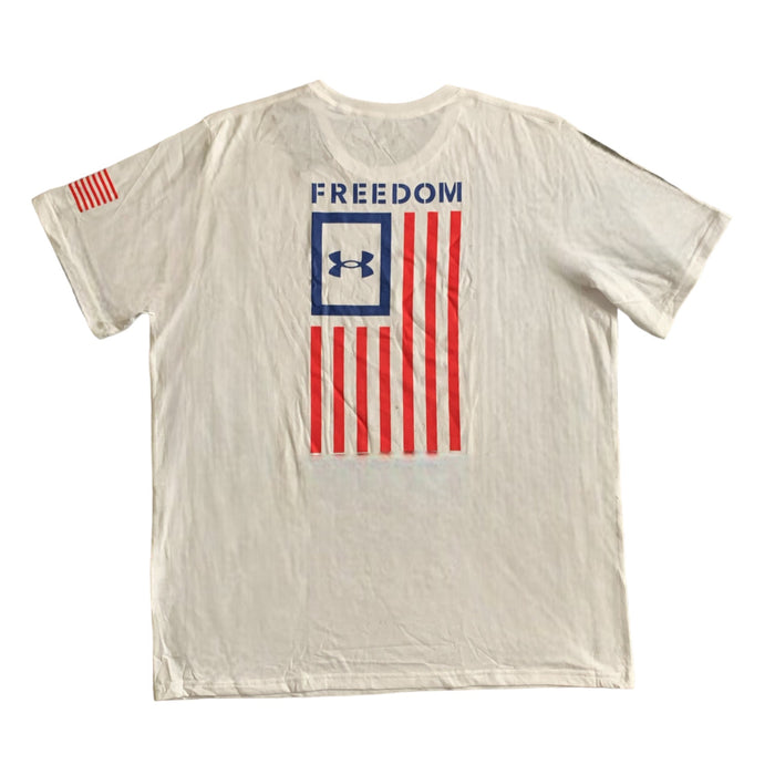 Under Armour Men's Soft Short Sleeve New Freedom Flag Graphic T-Shirt, 1370810