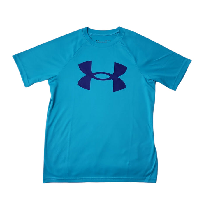 Under Armour Boy's Big Logo Short Sleeve Super Soft T-Shirt, 1363283