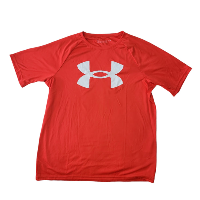 Under Armour Boy's Big Logo Short Sleeve Super Soft T-Shirt, 1363283