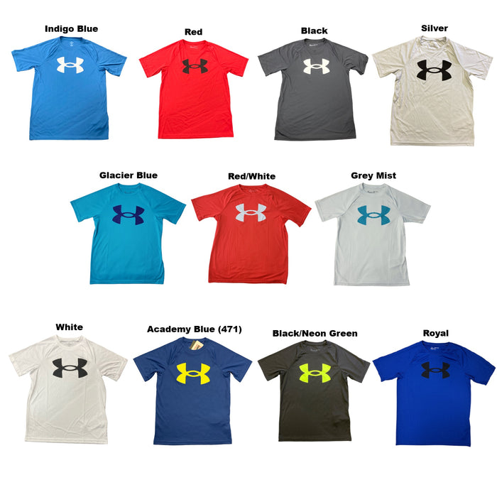 Under Armour Boy's Big Logo Short Sleeve Super Soft T-Shirt, 1363283